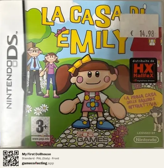 My First Dollhouse Nintendo DS, Italy box front