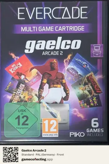 Gaelco Arcade 2 Evercade, Germany box front