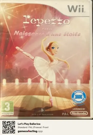 Let's Play Ballerina Nintendo Wii, France box front