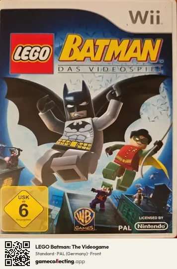 LEGO Batman: The Videogame Nintendo Wii, Germany box front