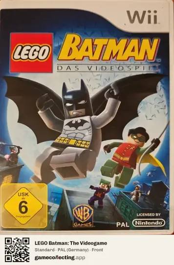 LEGO Batman: The Videogame Nintendo Wii, Germany box front