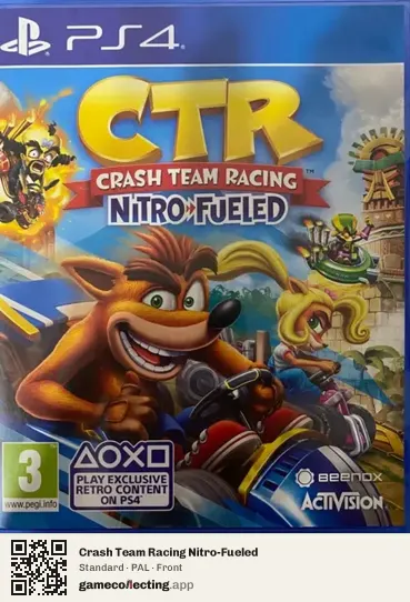 Crash Team Racing Nitro-Fueled PlayStation 4, PAL box front