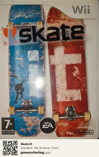 Skate It Nintendo Wii, France box front