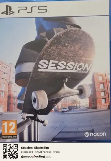 Session: Skate Sim PlayStation 5, France box front