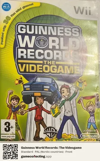 Guinness World Records: The Videogame Nintendo Wii, Nordic countries box front