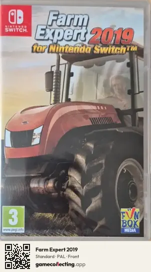 Farm Expert 2019 Nintendo Switch, PAL box front