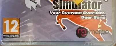 DEEEER Simulator: Your Average Everyday Deer Game, the PEGI square on its front