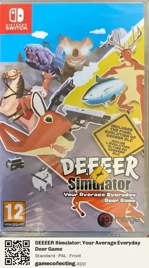 DEEEER Simulator: Your Average Everyday Deer Game Nintendo Switch, PAL box front