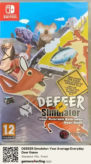 DEEEER Simulator: Your Average Everyday Deer Game Nintendo Switch, PAL box front