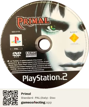Primal PlayStation 2, PAL disc