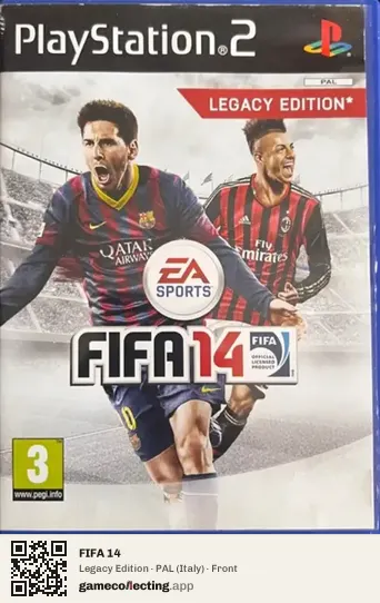 FIFA 14 PlayStation 2, Italy box front