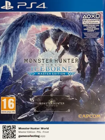 Monster Hunter: World PlayStation 4, PAL box front