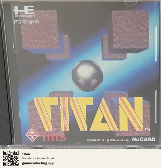 Titan TurboGrafx-16, Japan box front