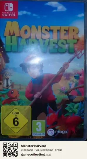 Monster Harvest Nintendo Switch, Germany box front