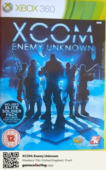 XCOM: Enemy Unknown Xbox 360, United Kingdom box front