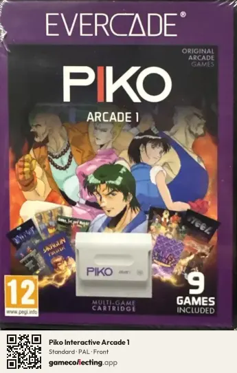 Piko Interactive Arcade 1 Evercade, PAL box front