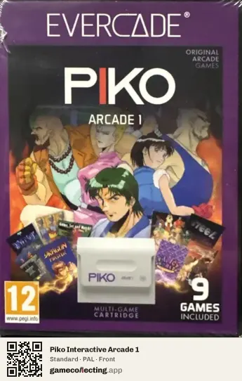 Piko Interactive Arcade 1 Evercade, PAL box front