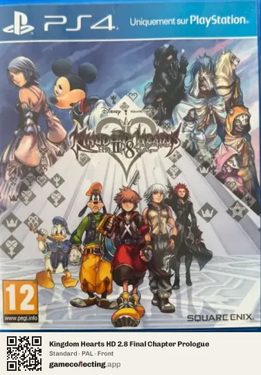 Kingdom Hearts HD 2.8 Final Chapter Prologue PlayStation 4, PAL box front