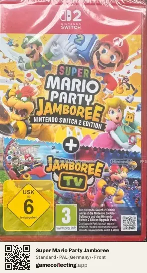 Super Mario Party Jamboree Nintendo Switch 2, Germany box front