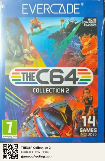 THEC64 Collection 2 Evercade, PAL box front