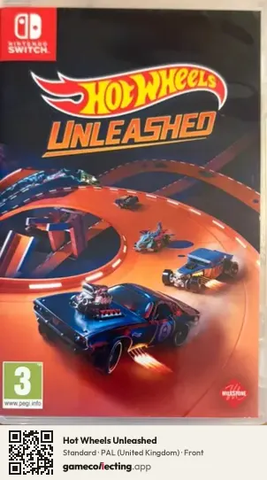 Hot Wheels Unleashed Nintendo Switch, United Kingdom box front