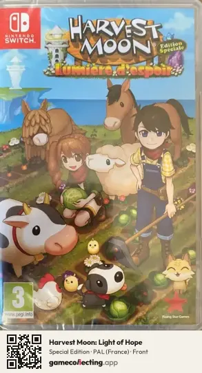 Harvest Moon: Light of Hope Nintendo Switch, France box front
