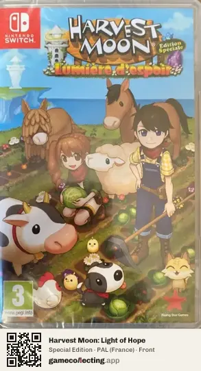 Harvest Moon: Light of Hope Nintendo Switch, France box front
