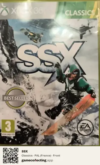 SSX Xbox 360, France box front
