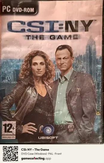CSI: NY - The Game Computer, PAL box front