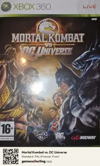 Mortal Kombat vs. DC Universe Xbox 360, France box front