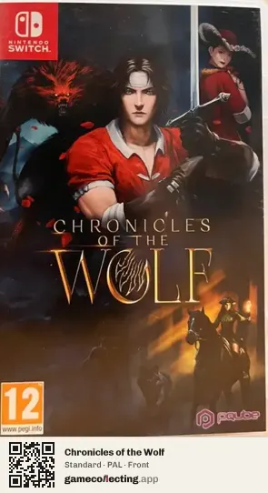 Chronicles of the Wolf Nintendo Switch, PAL box front