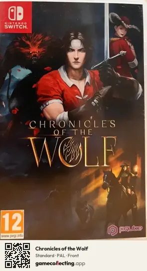 Chronicles of the Wolf Nintendo Switch, PAL box front