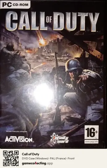 Call of Duty Computer, France box front