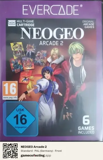 NEOGEO Arcade 2 Evercade, Germany box front
