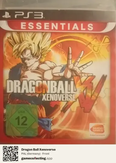 Dragon Ball Xenoverse PlayStation 3, Germany box front
