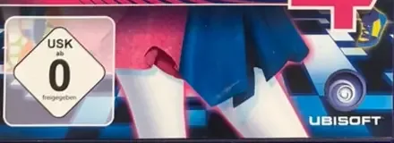 Just Dance 4, the USK square on its front