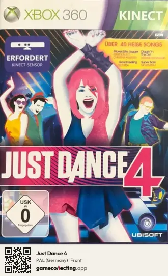 Just Dance 4 Xbox 360, Germany box front