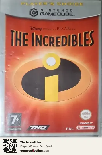 The Incredibles Nintendo GameCube, PAL box front