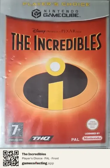 The Incredibles Nintendo GameCube, PAL box front