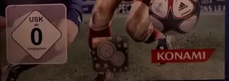 Pro Evolution Soccer, the USK square on its front