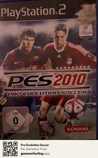 Pro Evolution Soccer PlayStation 2, Germany box front