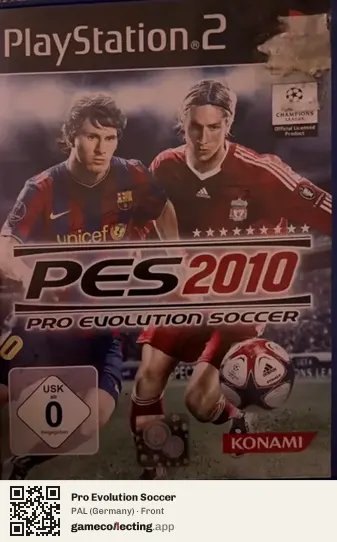Pro Evolution Soccer PlayStation 2, Germany box front