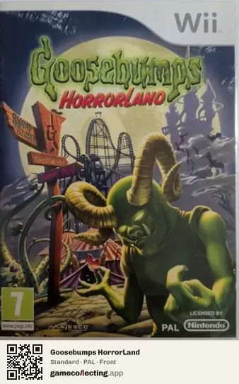 Goosebumps HorrorLand Nintendo Wii, PAL box front