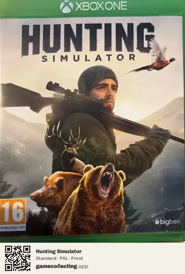 Hunting Simulator Xbox One, PAL box front