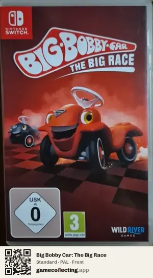 Big Bobby Car: The Big Race Nintendo Switch, PAL box front