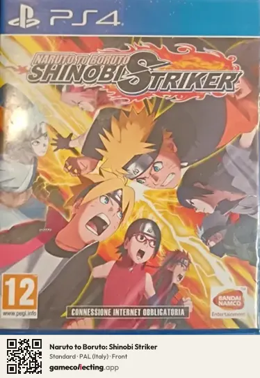Naruto to Boruto: Shinobi Striker PlayStation 4, Italy box front