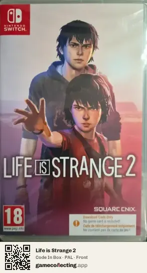 Life is Strange 2 Nintendo Switch, PAL box front