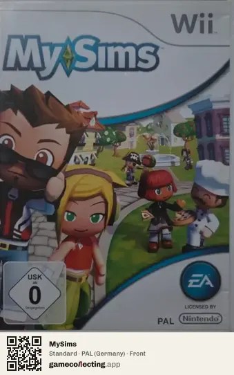 MySims Nintendo Wii, Germany box front