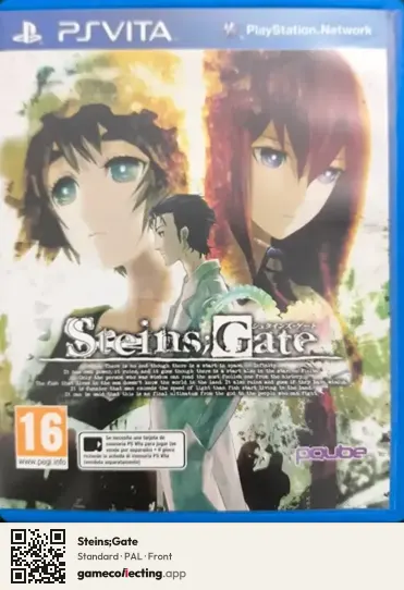 Steins;Gate PlayStation Vita, PAL box front