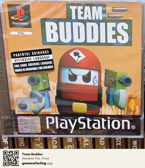 Team Buddies PlayStation, PAL box front